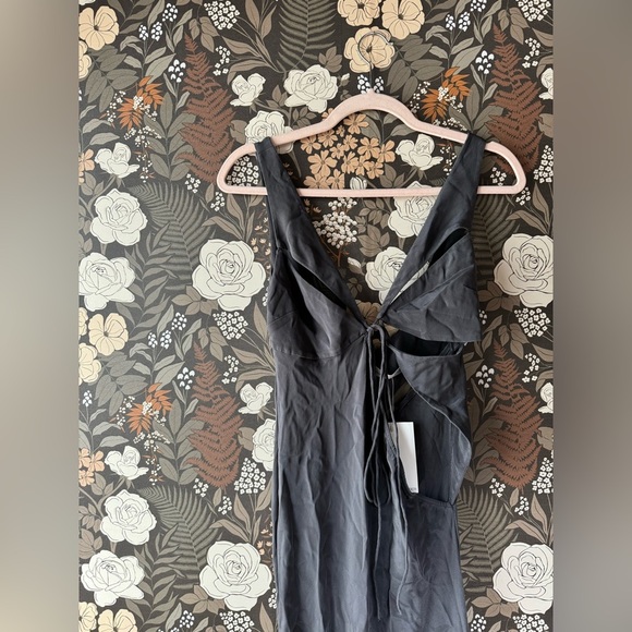 NWT Christopher Esber Triquetra Contoured Tank Dress in Charcoal size 6 - Picture 9 of 11